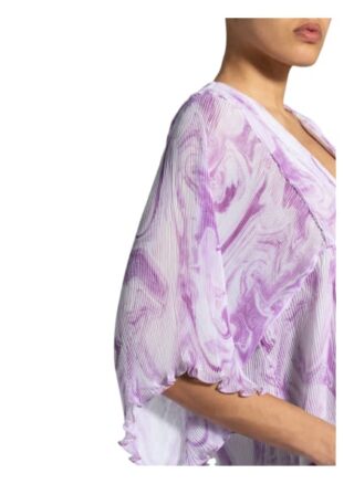 Ganni Kleid mit 3/4-Arm, Lila