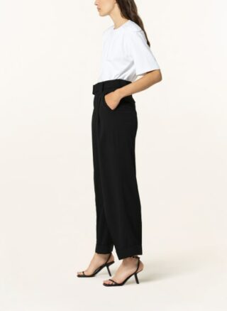 Ganni Marlenehose Damen, Schwarz