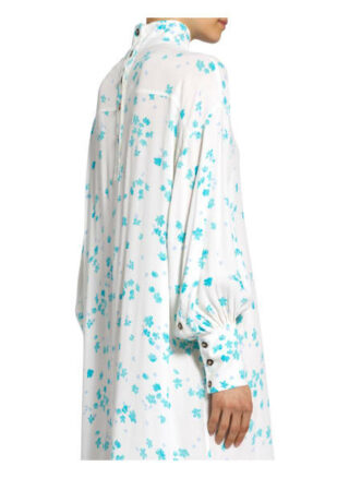 Ganni Oversized-Kleid, Blau