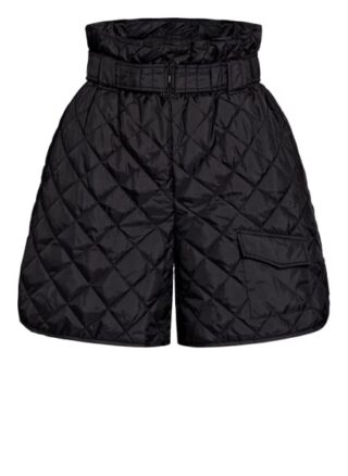 Ganni Paperbag-Shorts, Schwarz