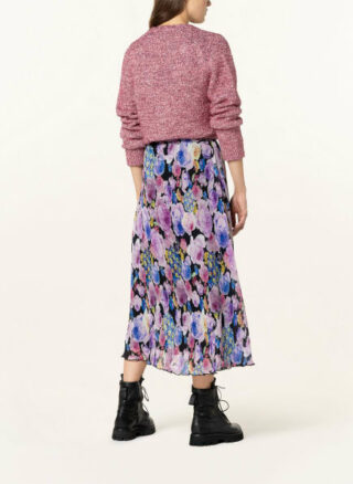 Ganni Plisseerock, Pink