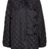Ganni Steppjacke, Schwarz