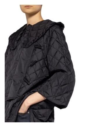 Ganni Steppjacke, Schwarz