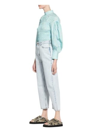 Ganni Straight Jeans, Blau