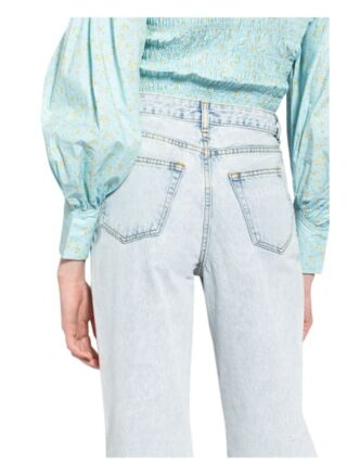 Ganni Straight Jeans, Blau