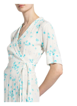 Ganni Wickelkleid, Blau