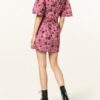 Ganni Wickelkleid Damen, Pink
