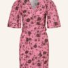 Ganni Wickelkleid Damen, Pink