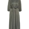 Gestuz Hemdblusenkleid Luhagz mit 3/4-Arm, Grün