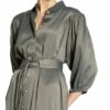 Gestuz Hemdblusenkleid Luhagz mit 3/4-Arm, Grün