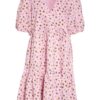 Gestuz Kleid Averygz in Wickeloptik, Pink