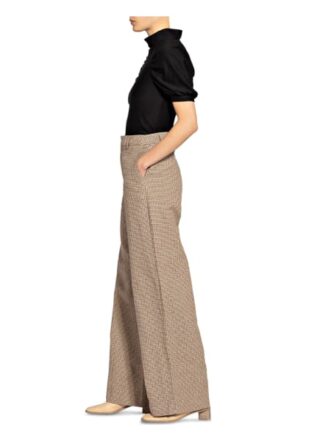 Gestuz Marlenehose Gritagz mit Leinen, Beige