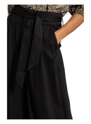 Gestuz Paperbag-Hose Berta, Schwarz