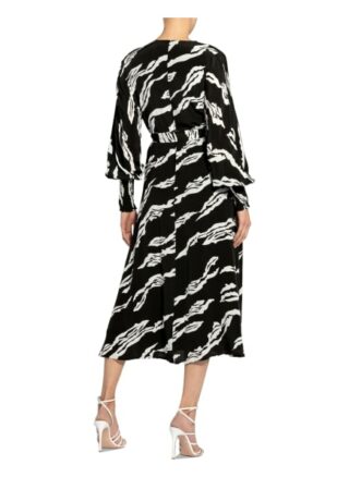 Gestuz Wickelkleid Zohagz, Schwarz
