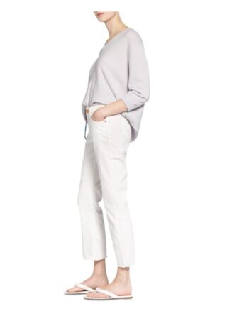 Goldgarn Denim 7/8-Jeans Rosengarten, Weiß