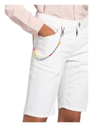 Goldgarn Denim Jeans-Shorts Augusta, Weiß