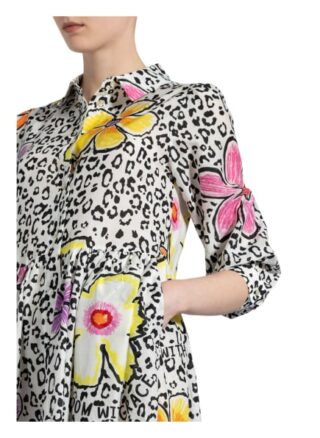 Grace Hemdblusenkleid mit Seide, Weiß