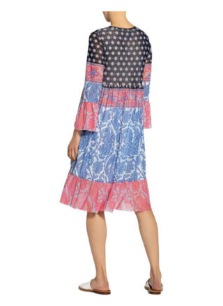 Grace Kleid mit 3/4-Arm, Blau