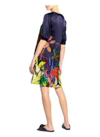 Grace Seidenkleid, Blau