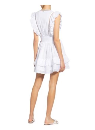 Guess Kleid Aisha mit Häkelspitze, Weiß