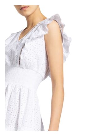 Guess Kleid Aisha mit Häkelspitze, Weiß