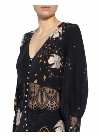 HAYLEY MENZIES Hemdblusenkleid Damen, Schwarz