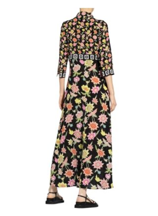 Hayley Menzies Hemdblusenkleid aus Seide, Schwarz