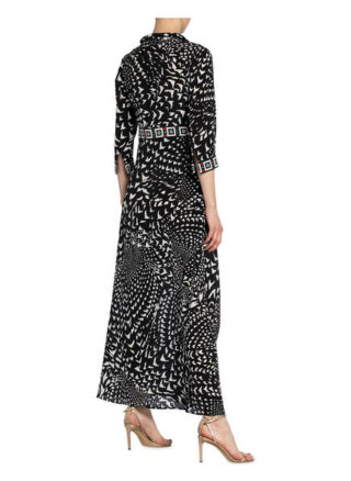 Hayley Menzies Hemdblusenkleid mit 3/4-Arm, Schwarz