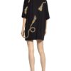 Hayley Menzies Jerseykleid mit Paillettenbesatz, Schwarz