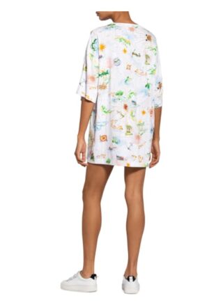 Hayley Menzies Jerseykleid mit Paillettenbesatz, Weiß