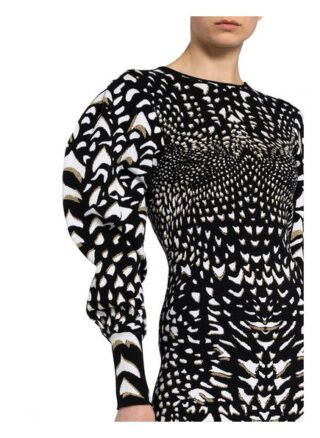 Hayley Menzies Strickkleid mit Glitzergarn, Schwarz
