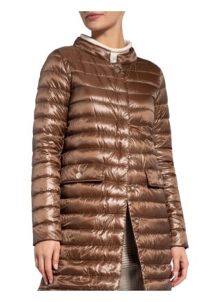 Herno Lightweight-Daunenmantel, Braun