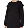 Herrlicher Sweatkleid Gem, Schwarz