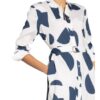 Herzensangelegenheit Hemdblusenkleid, Blau