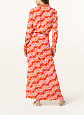 Herzensangelegenheit Hemdblusenkleid, Orange