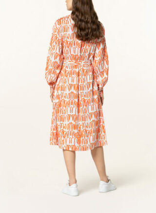 Herzensangelegenheit Hemdblusenkleid, Orange