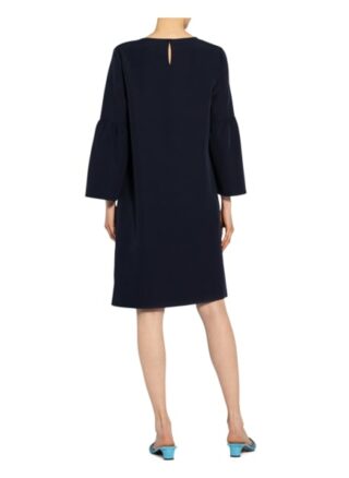Herzensangelegenheit Kleid mit Rüschenbesatz, Blau