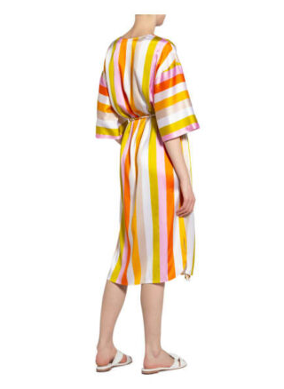 Herzensangelegenheit Seidenkleid, Orange