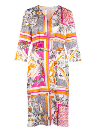 Herzensangelegenheit Seidenkleid mit 3/4-Arm, Pink