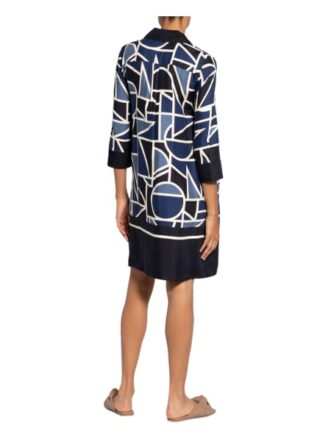Hobbs Kleid Marci mit 3/4-Arm, Blau