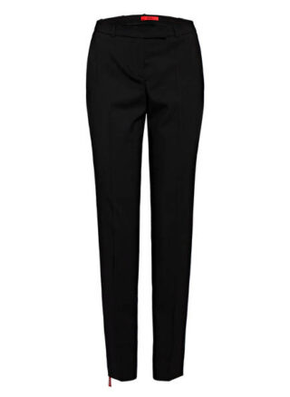 Hugo Hose The Fitted Trousers, Schwarz