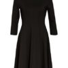 Hugo Jerseykleid Diamanda mit 3/4-Arm, Schwarz