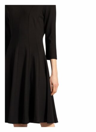 Hugo Jerseykleid Diamanda mit 3/4-Arm, Schwarz