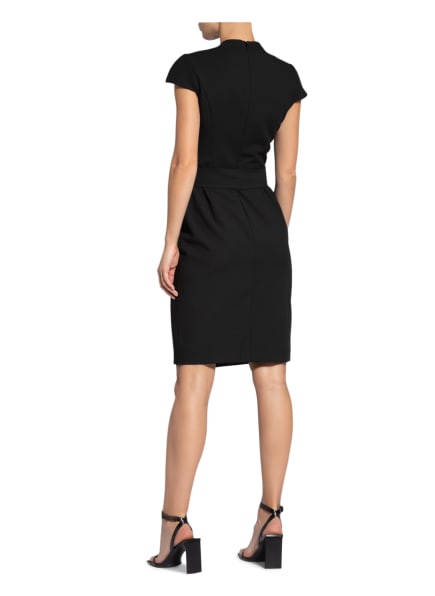 Hugo Kleid Kamure in Wickeloptik, Schwarz Hugo Kleid Kamure in Wickeloptik, Schwarz