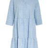 Hugo Kleid Klevia mit 3/4-Arm, Blau