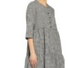 Hugo Kleid Klevia mit 3/4-Arm, Schwarz
