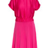 Hugo Kleid Namastia im Materialmix, Pink