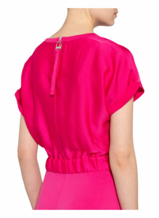 Hugo Kleid Namastia im Materialmix, Pink
