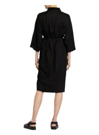 Inwear Hemdblusenkleid Drizaiw mit Leinen, Schwarz
