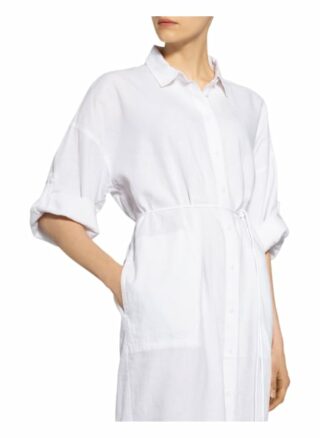 Inwear Hemdblusenkleid Drizaiw mit Leinen, Weiß